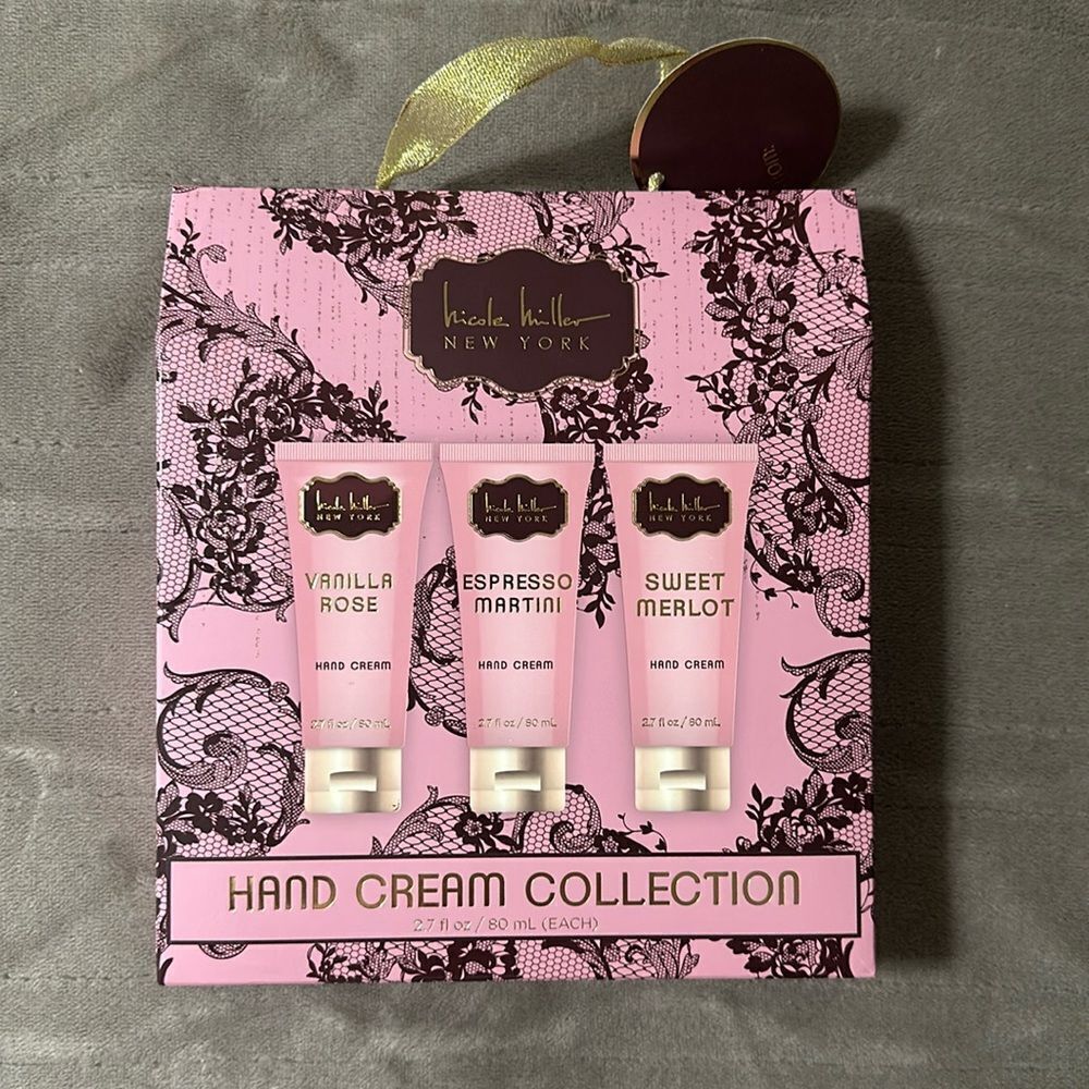 nicole miller 3 pc Pamper Hand Cream Collection Gift Pack for Her